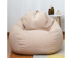 Grote Zitzak Stoel voor Volwassenen en Tieners - Duurzaam Polykatoen voor Binnen en Buiten