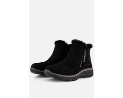 Skechers Easy Going - ol Zip Dames Laarzen - Zwart