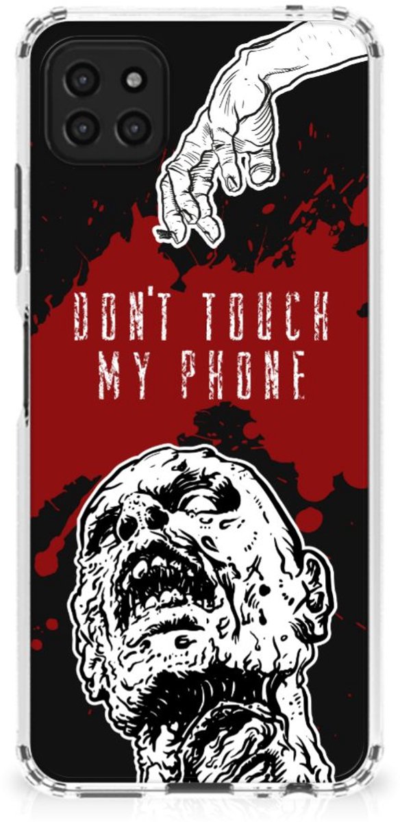 Samsung Galaxy A22 5G Anti Shock Case Zombie Blood