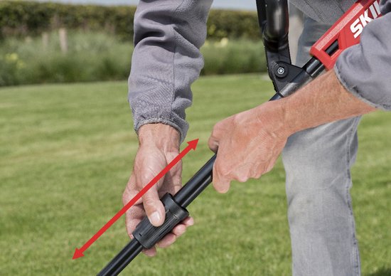 SKIL Grastrimmer 20V - Bosmaaier - Kantenmaaier - Snijbreedte 25cm - Verstelbaar - Met Plantenbeschermer, Draadspoel & Ophanghaak Geleverd Zonder Accu - Skil 0230 CA van SKIL — afbeelding 5