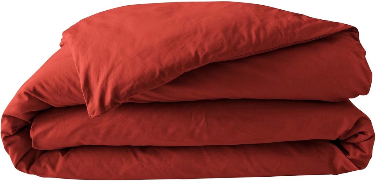 Effen Percale Dekbedovertrek - Luxe en Comfort Beddengoedset