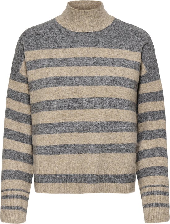 ONLY - ONLHEIDI LS HIGHNECK PULLOVER KNT NCA - Dames - Gebreide truien