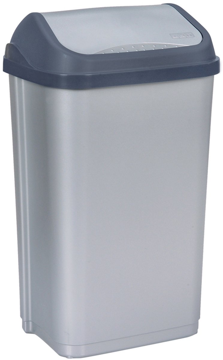 Swing Bin Swantje Vuilbak 39x29x66 - 50 L Graphite Keeeper 10308