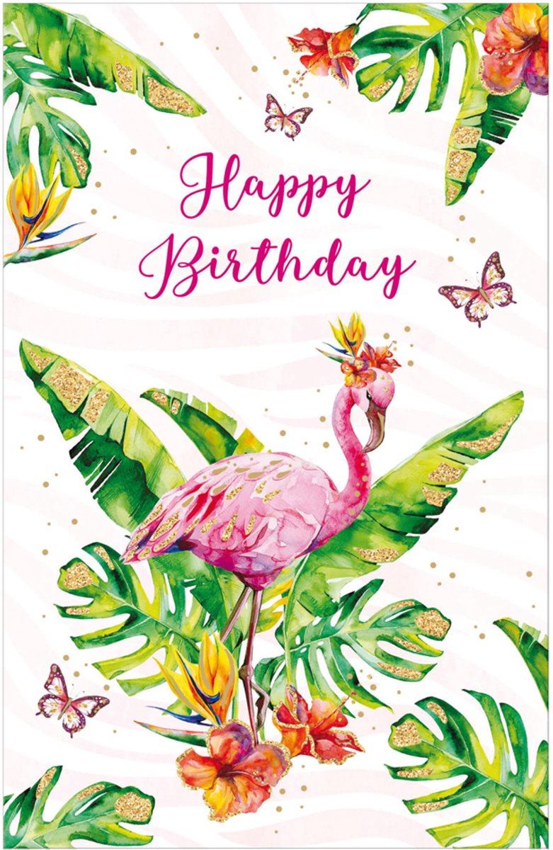 Susy Card 40057972, Standaard wenskaart, Verjaardag, Meerkleurig, 110 mm, 170 mm, 1 stuk(s)