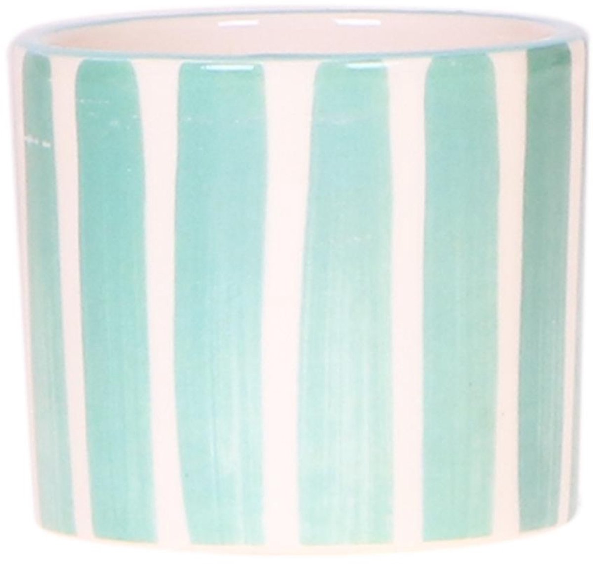 Kolibri Home | Painted stripe - Turquoise - Ø6cm