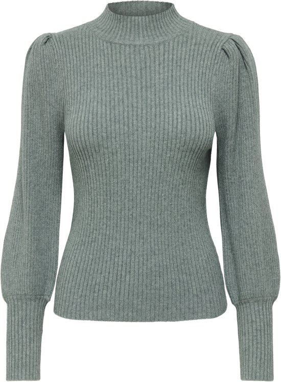 Only Trui Onlkatia Life L/s Highne Pull Knt N 15232494 Pineneedle/w. Melange Dames Maat - M