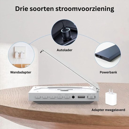 Draagbare DVD Speler met Scherm - DVD Speler met HDMI Input - voor Laptop van NbyMe — afbeelding 3