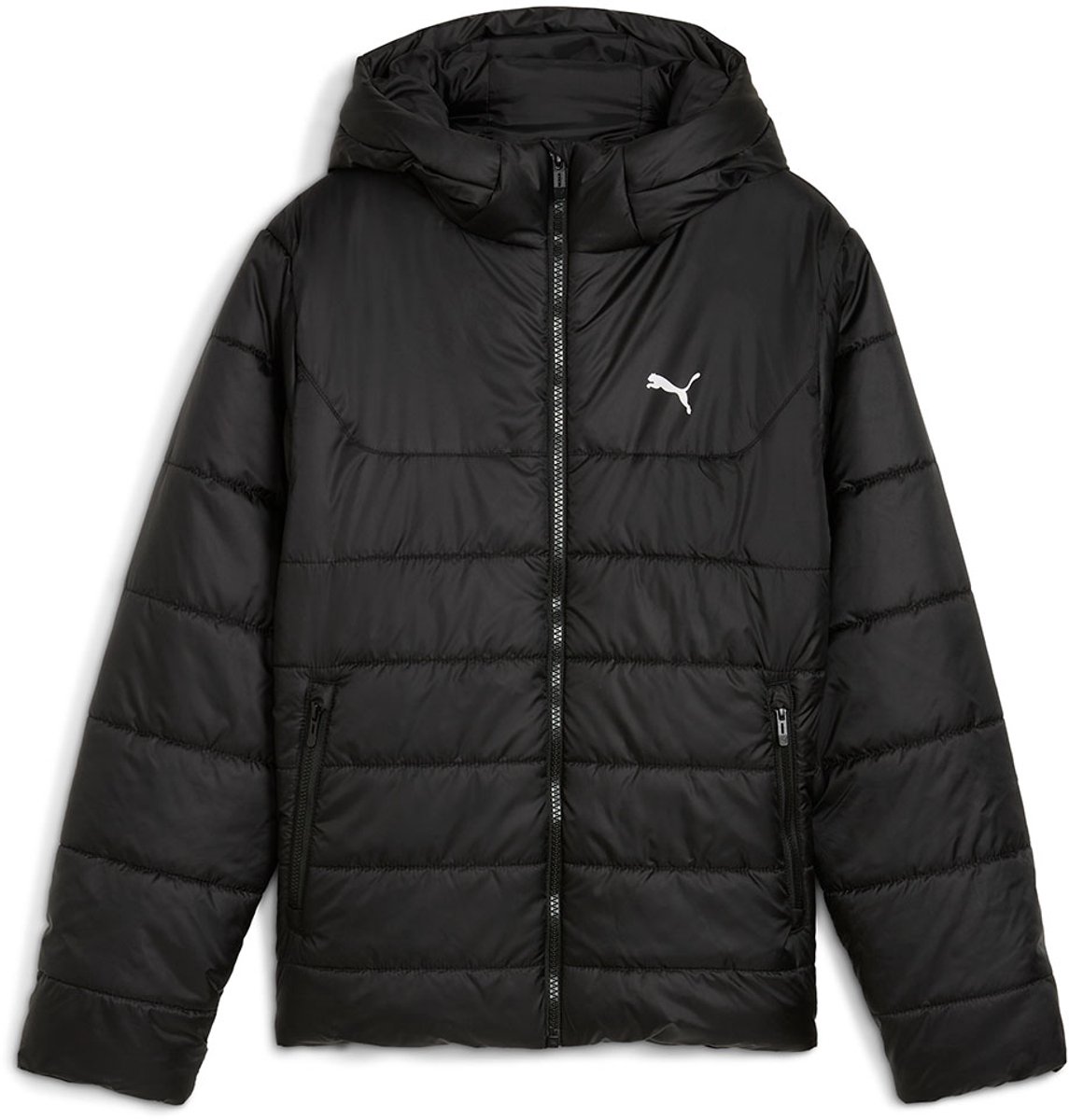 Puma Ess Gewatteerde Jas 11-12 Years Jongen Zwart