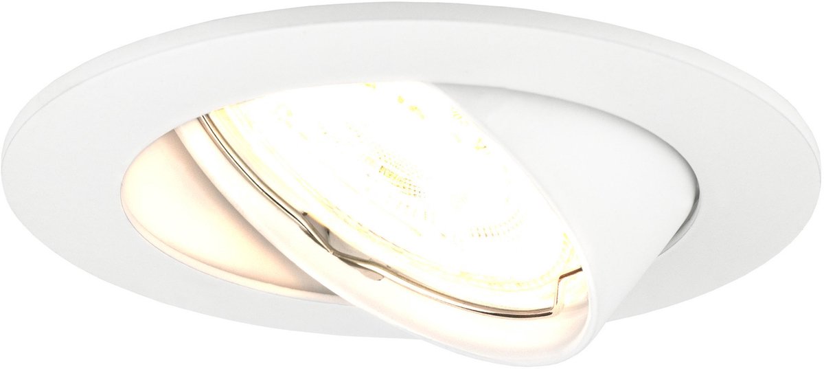 Ledvion - LED Inbouwspot Amsterdam - RVS - Dimbaar - 3W - 2700K - Ø82 mm