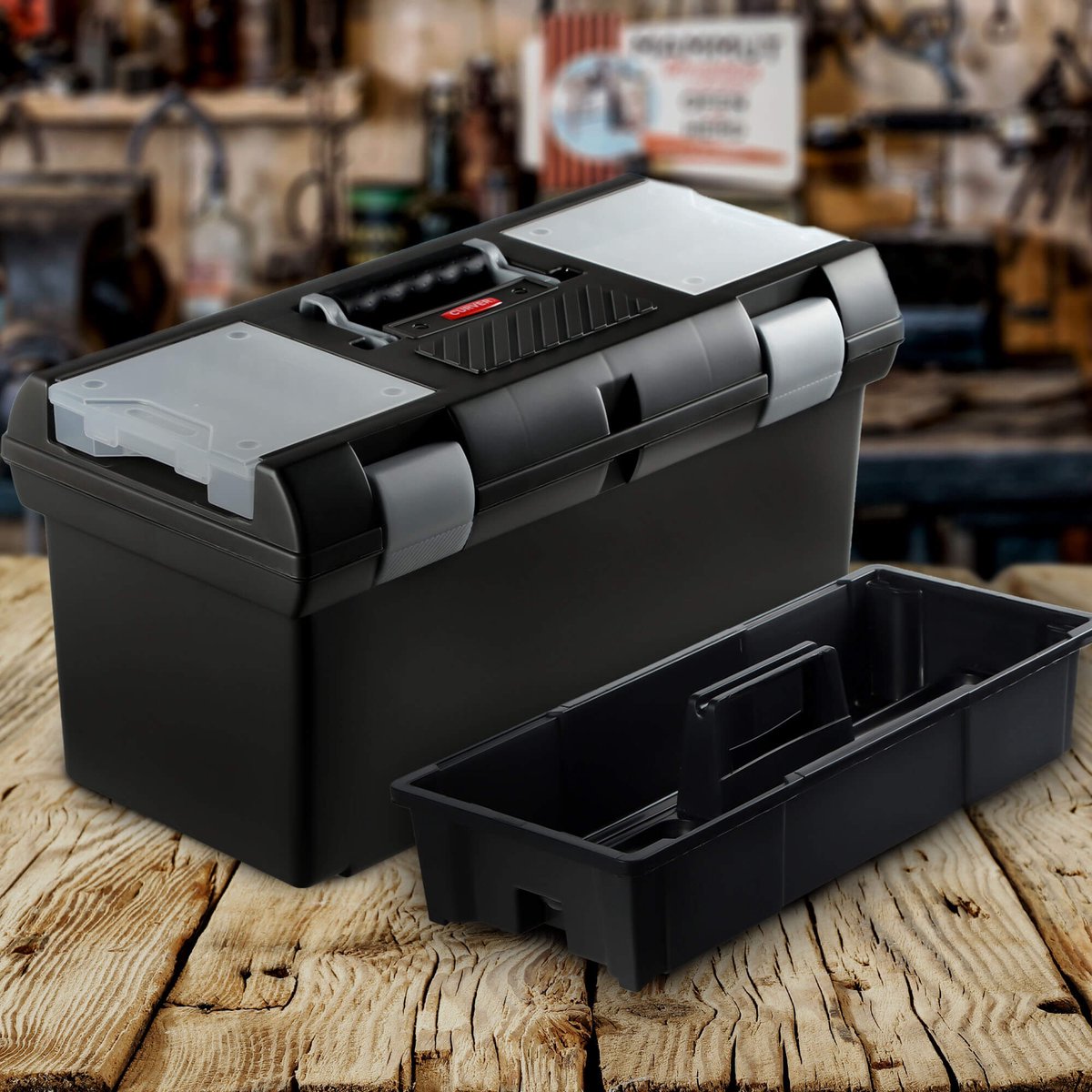 Curver Gereedschapskist Premium - Kunststof toolbox - Met