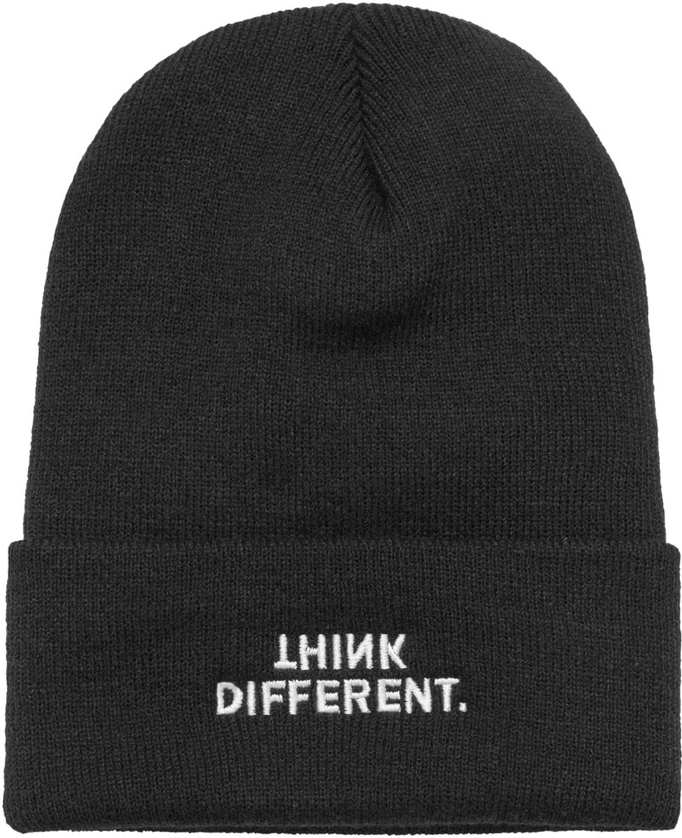 Mister Tee Think Different Beanie Muts Zwart