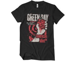 Green Day T-shirt American Idiot Spiral Arm T-shirt WMX-1-GDAY001-H93-11