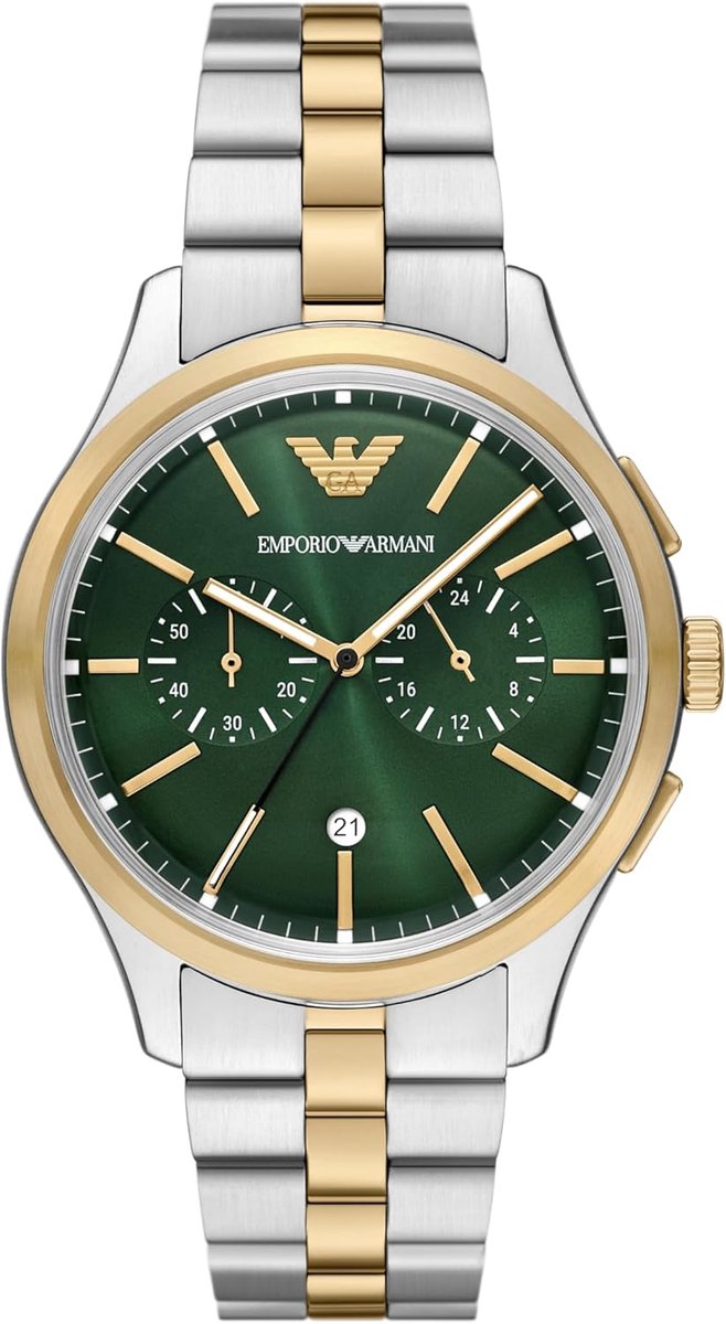 Emporio Armani Dario AR11692 Horloge - Staal - Multi - Ø 42 mm