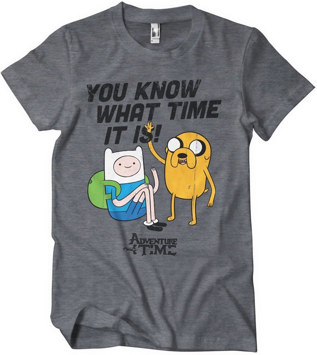 It'S Adventure Time -T-shirt Dark/Heather