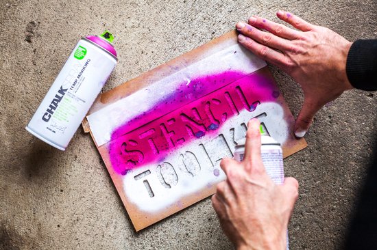 Montana CHALK - Krijtverf WIT spuitbus 400ml