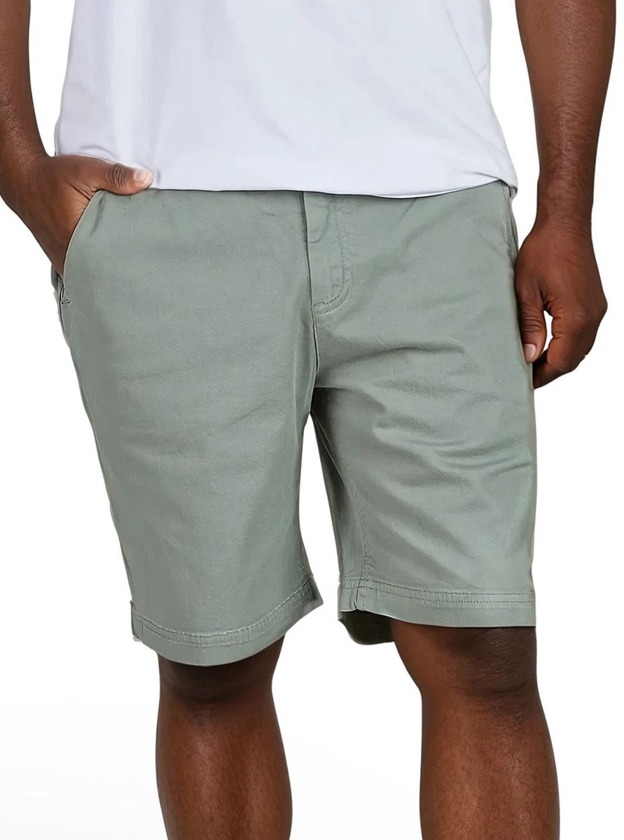 riverso Heren Short RIVConnor regular/straight Groen S Volwassenen Stretch zomershort