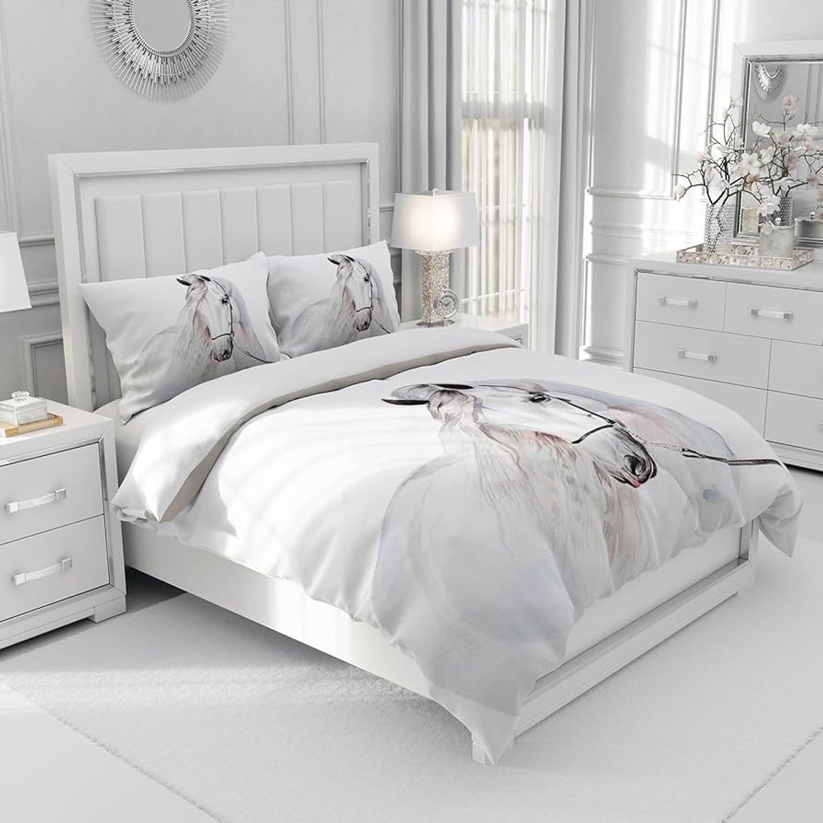Image of 3D-beddengoedset - luxe uitstraling - set van 1 - 100% polyester - verschillende maten