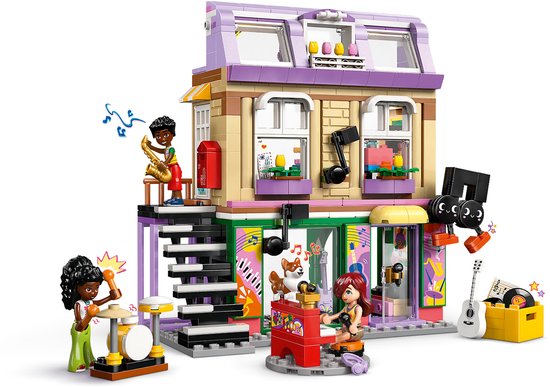 LEGO Friends Kit de construction de magasin de musique et d'appartement pour Enfants - 42653