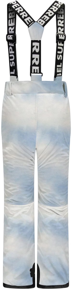 SUPER REBEL - speed pant - Skibroek jongens - Wit, zwart