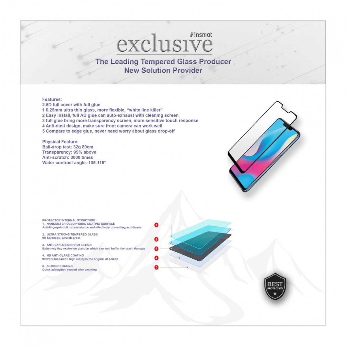 Insmat iPhone Air Screenprotector