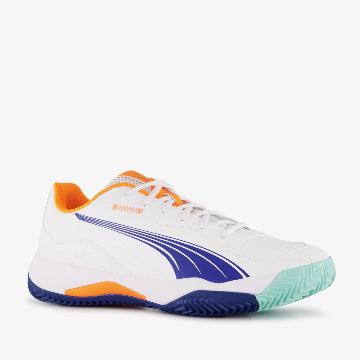 Puma Nova Smash unisex tennisschoenen – Uitneembare zool Wit