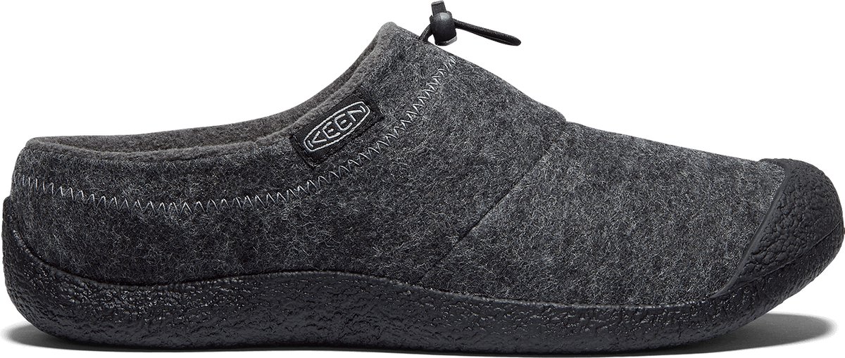 Keen - Howser III Slide Heren Instappers Vilt Charcoal Grey Felt/Black - Maat 46