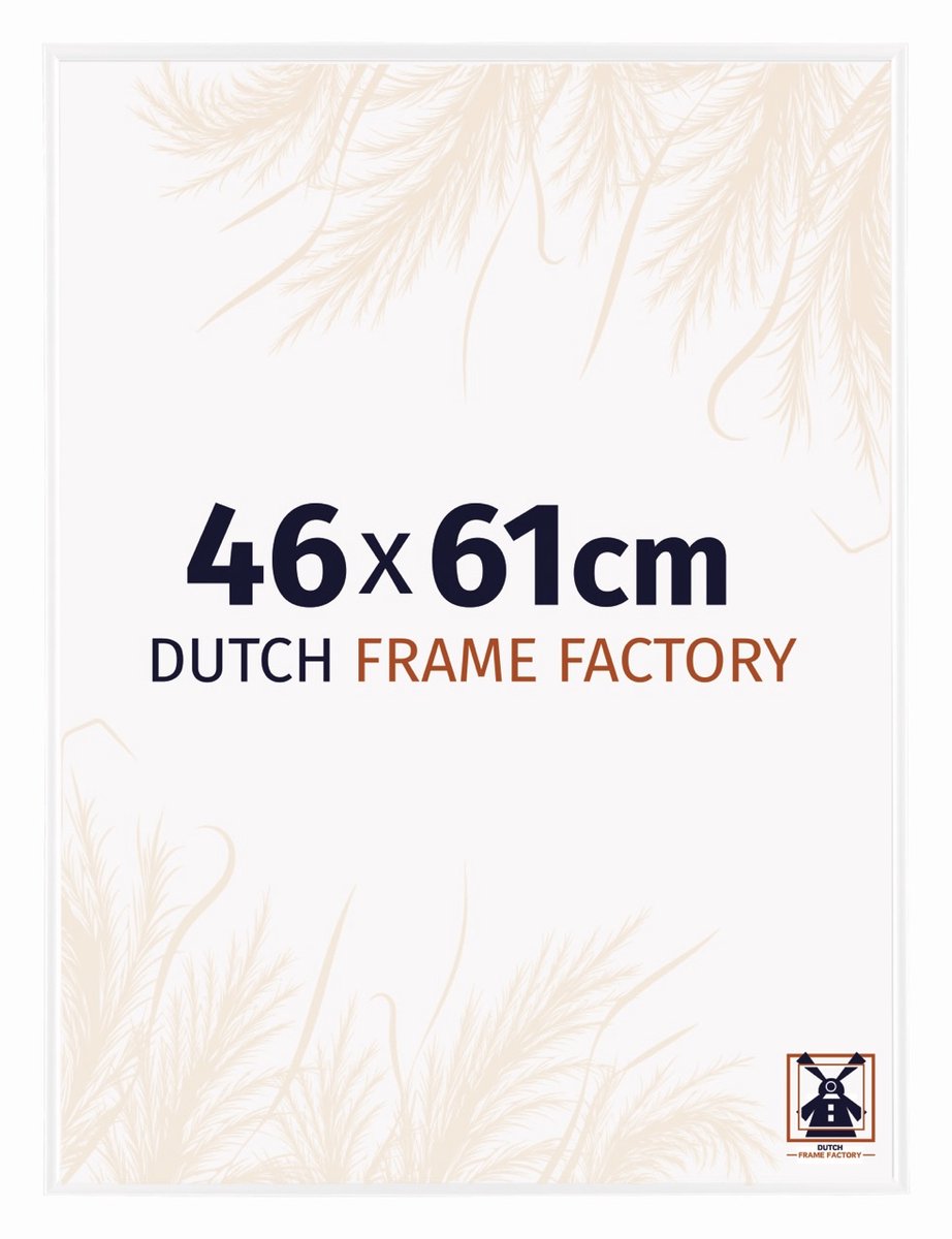 Dutch Frame Factory Fotolijst 46x61 cm - Kunststof - Wit Hoogglans - Easy