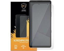 MobyDefend Screenprotector - Geschikt voor Sony Xperia 10 VII - Case-Friendly Screensaver - Gehard Glas