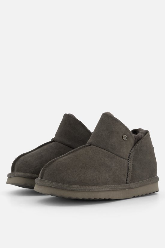 Warmbat Willow Suede Dames Sloffen - Pebble