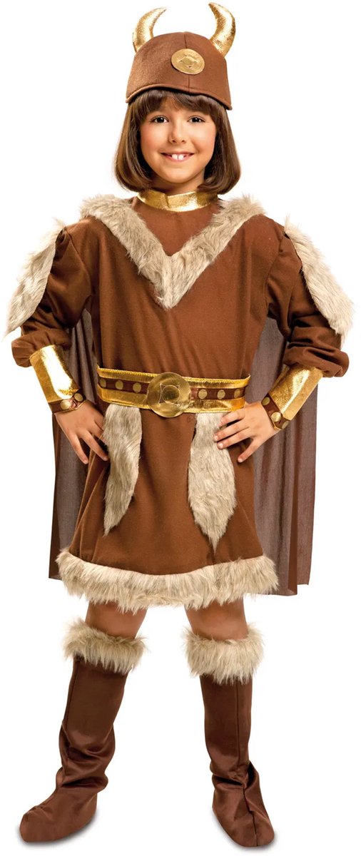 Viking Meisjes Kostuum Ingeborg - 10-12 jaar