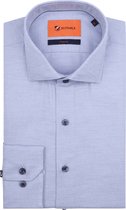 Convient - Chemise Widespread Flanelle Bleu Clair - Homme - Taille 38 - Coupe slim