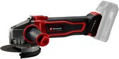 Meuleuse d'angle sans fil Einhell TE-AG 18/125-2 Li Solo - Power X-Change - 18 V/Li-ion - Ø 125 mm - 8 500 tr/min - Profondeur de coupe max. : 33 mm - Excl. Batterie et chargeur