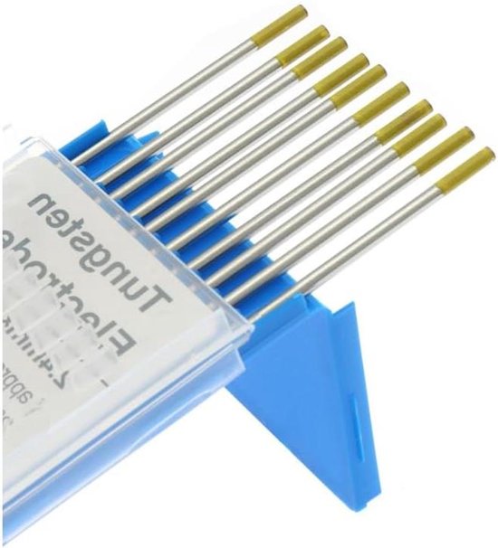 Allecto plus - Set van 10 Wolfraam Elektroden 2.4 x 150mm voor Tig