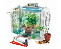 foto van CLEMENTONI - Mijn hightech kas - 3 manieren om te groeien - Sensoren om licht, temperatuur en vochtigheid te regelen -