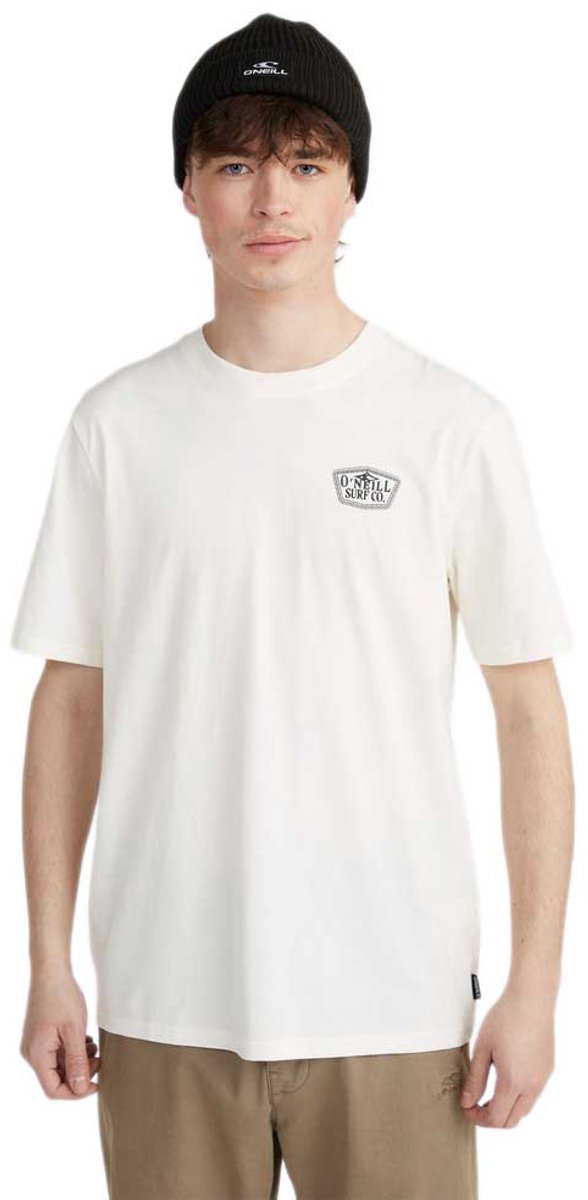O´neill Small Chest Print T-shirt Met Korte Mouwen L Man Wit