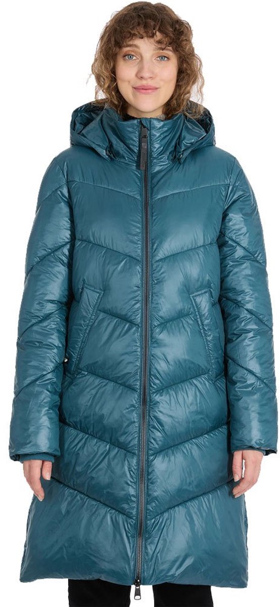 Ragwear Rebelka Shiny Ocean Winterjas Dames Groen
