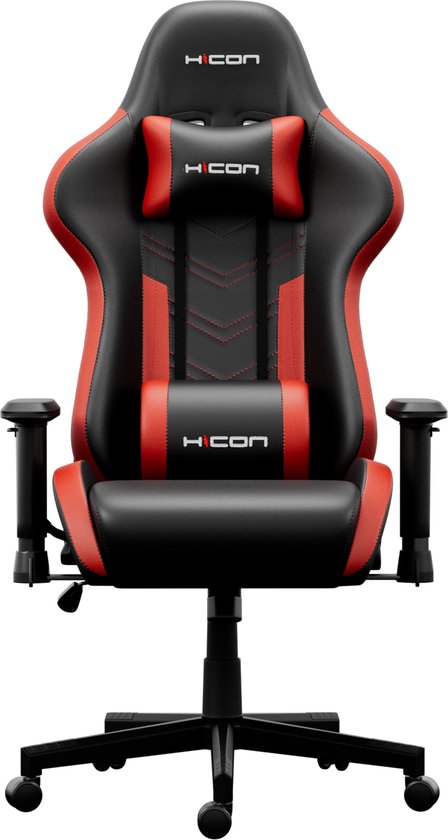 HICON Gamestoel Mondo Verstelbaar Rood Max 150 kg - Gamestoel - €109,99