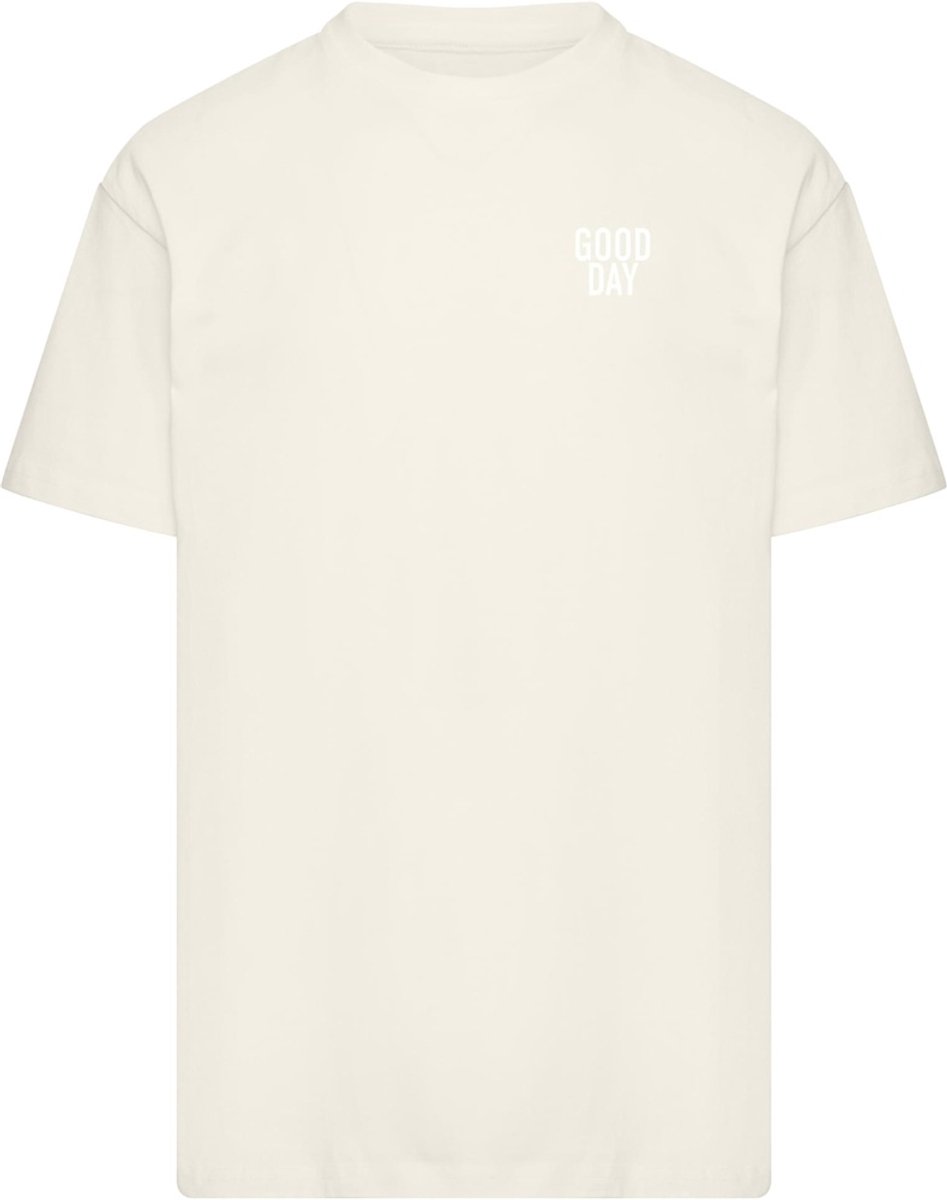 Mister Tee Under The Palm Trees Heavy Oversize Heren Tshirt M Creme