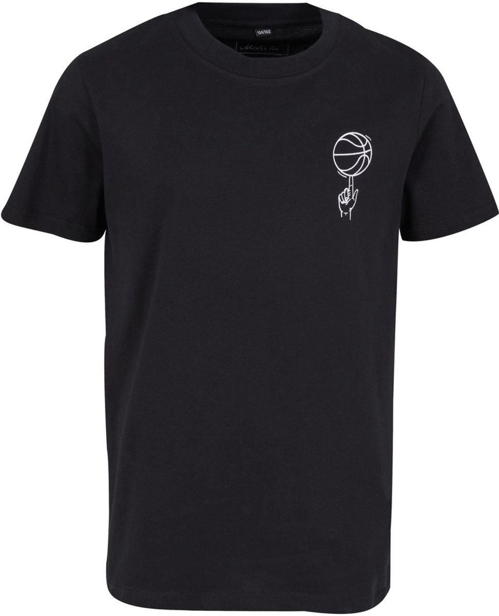 Mister Tee Kids Team Tactics Kinder Tshirt Kids 110/116 Zwart