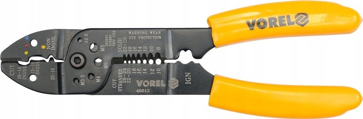 Vorel Striptang 215mm - Professioneel Gereedschap voor Elektra