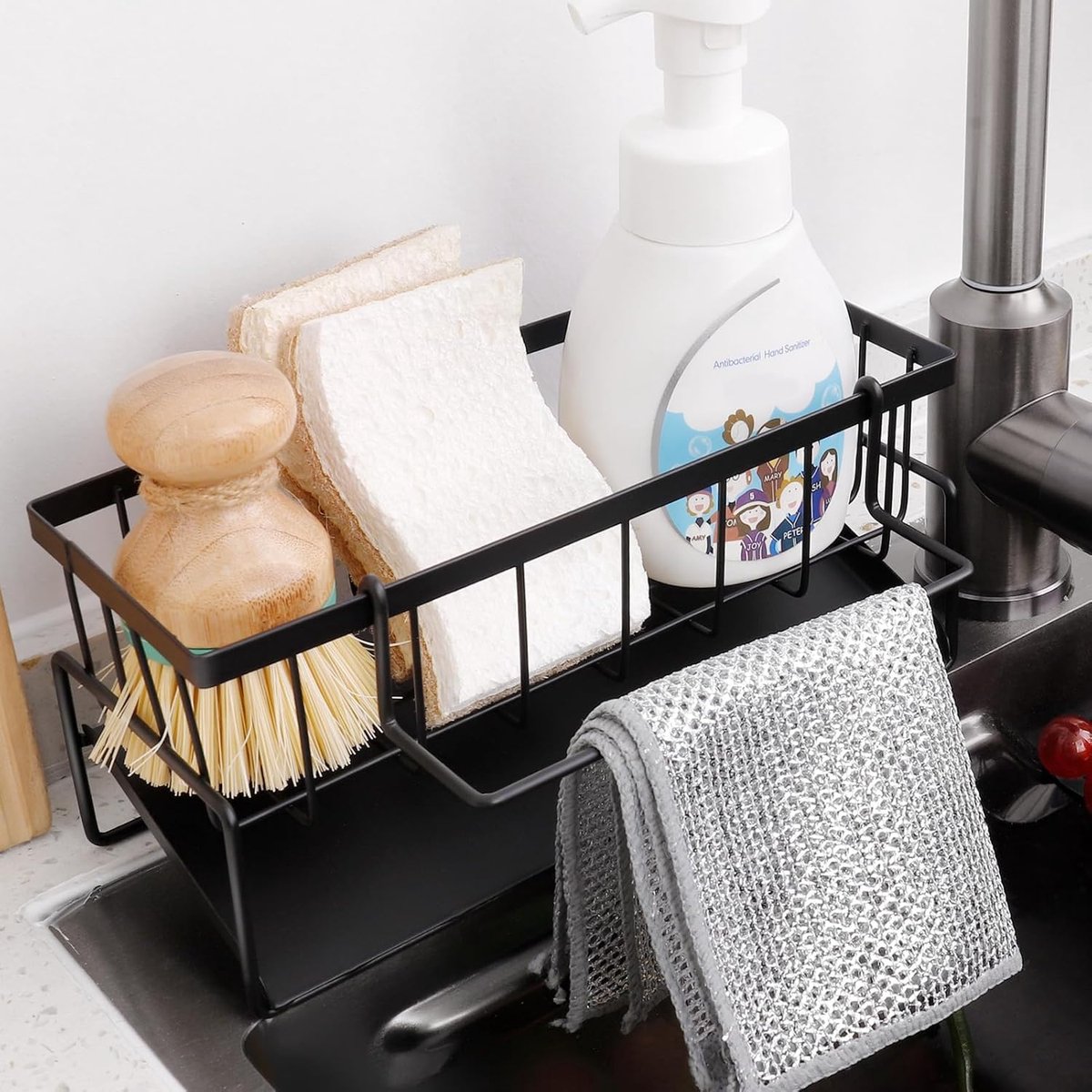 Ibenzoa® Handige en ruimtebesparende gootsteenorganizer voor keuken en badkamer