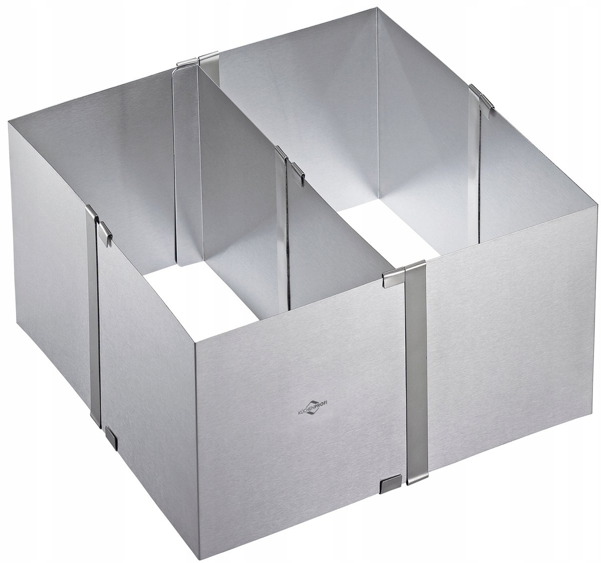 Kuchenprofi Bakring 29x29x14,5 cm - Verstelbaar en RVS