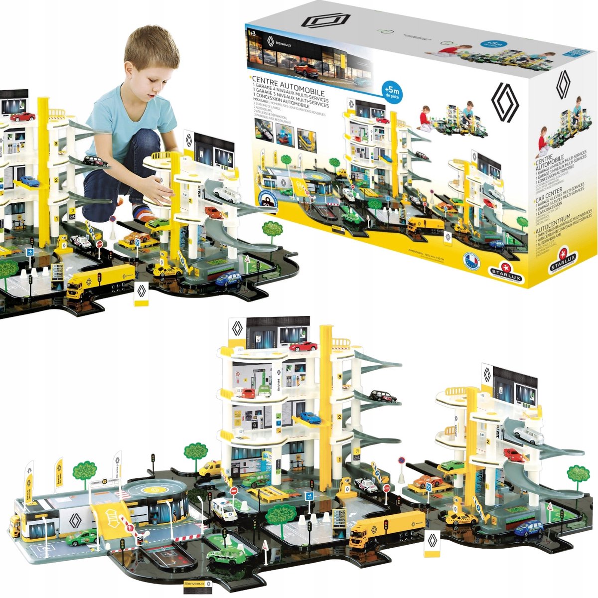 Mochtoys Renault Parkeergarage 4 Niveaus met Lift & Service