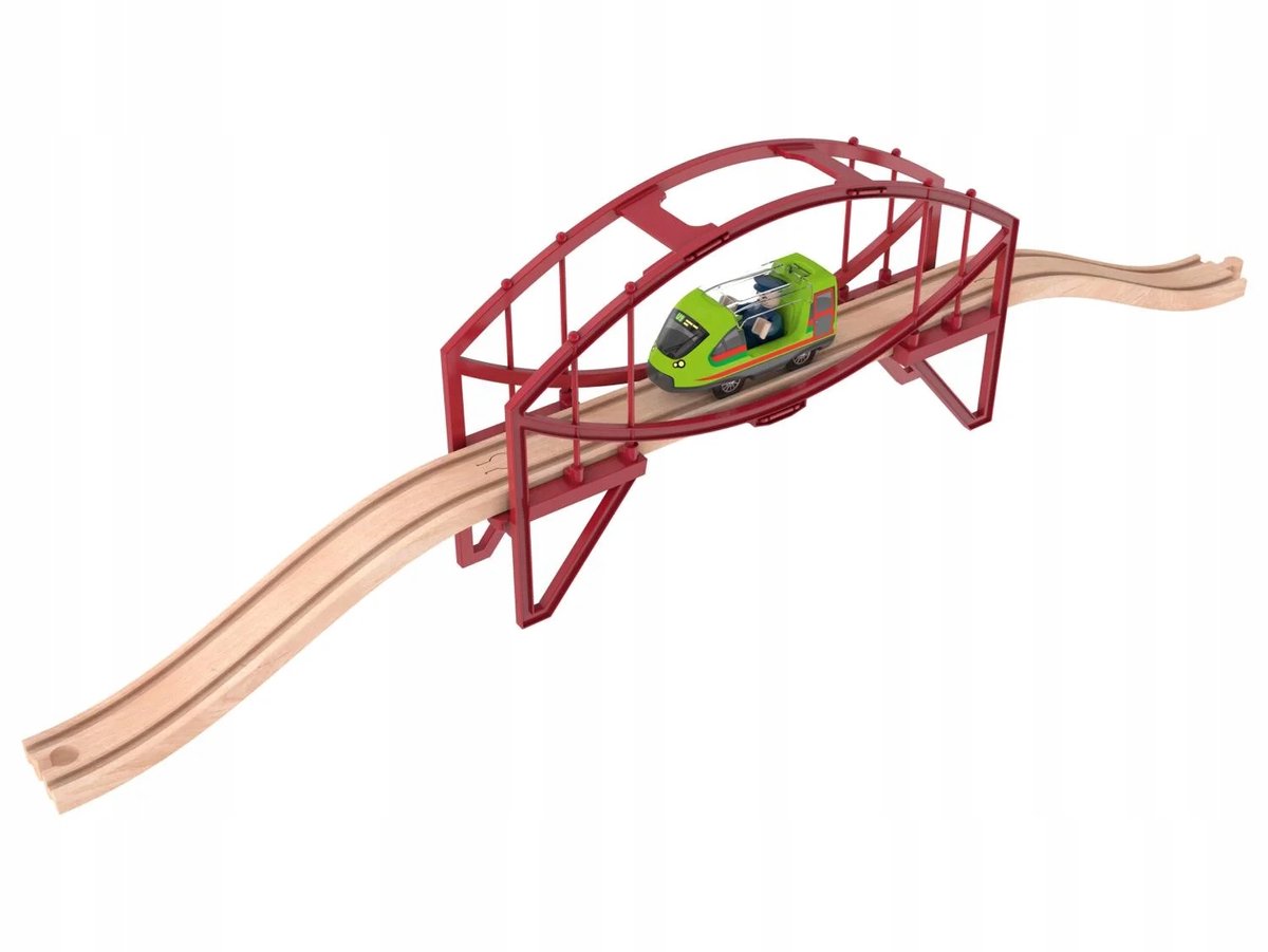 Playtive Houten Boogbrug Uitbreidingsset voor Houten Treinbaan