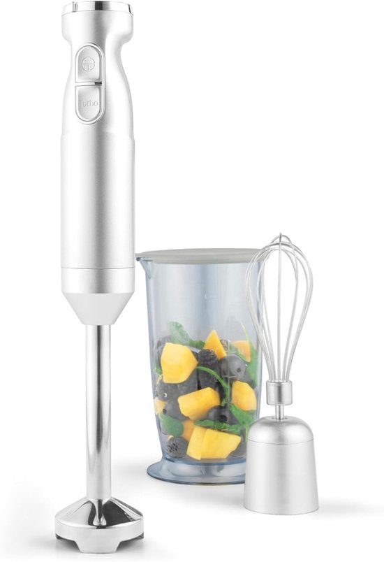 DailySupplies® Staafmixer Set - Hakmolen - Groentesnijder - Soepmaker - Zilver van DailySupplies® — afbeelding 2