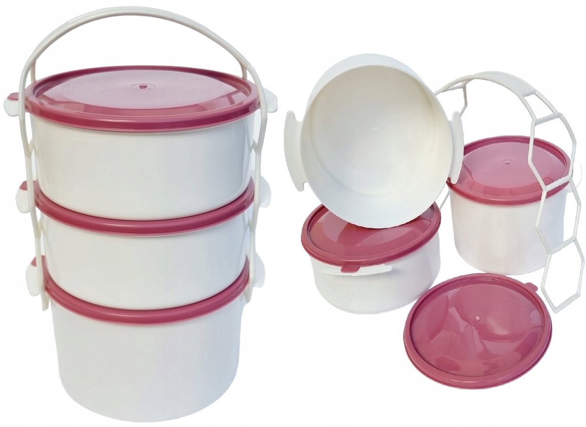 Banquet Apetit Lunchbox 3-laags, 3.5L, BPA-vrij, Magnetronbestendig