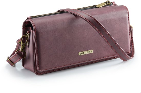 Sac bandoulière universel Solidenz téléphone et portefeuille jusqu'à 7,5 pouces - Rouge