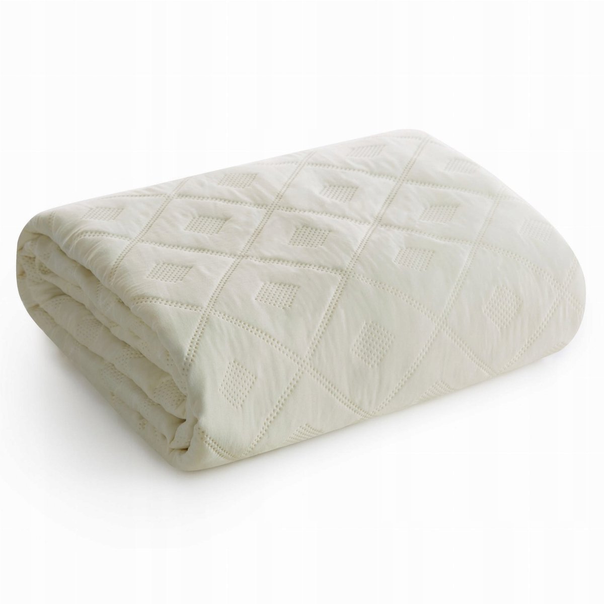 Decoratieve sprei ALARA 6 Crème 170x210 cm - Stijlvol & Duurzaam