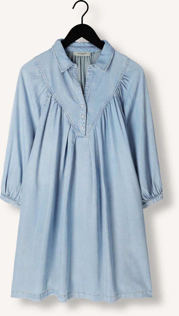Beaumont Kathy Dress Dames - Jurk - Blauw - Maat 40