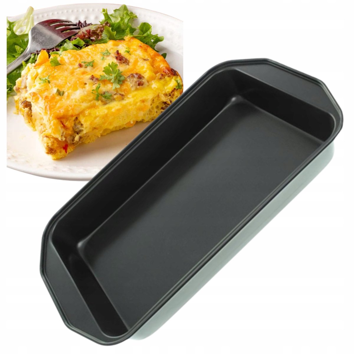 Bakplaat Rechthoekig Metaal 37x26cm - Voor Vlees, Cake, Brood